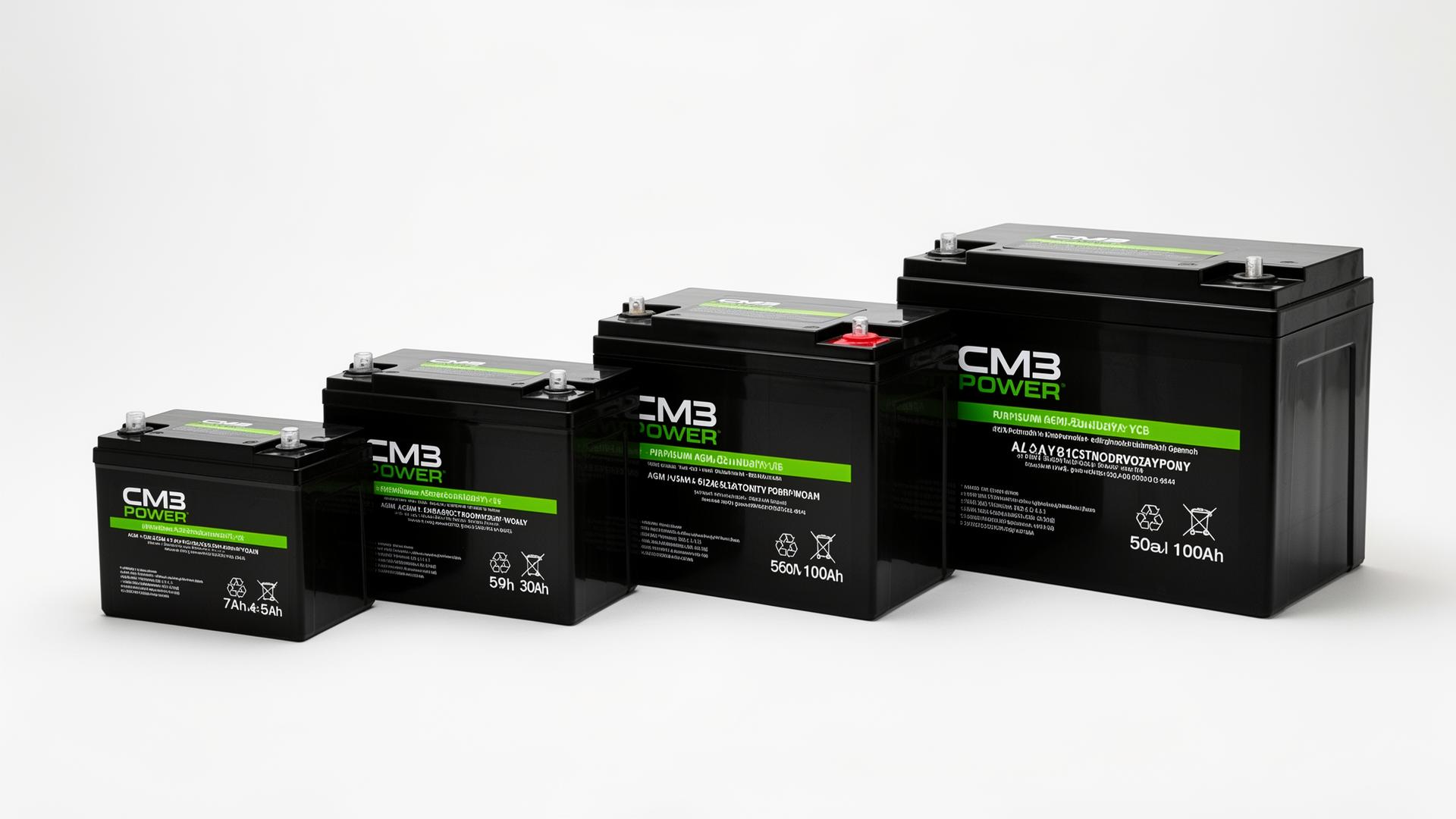 Família de baterias estacionárias AGM CMB Power — linha NT12